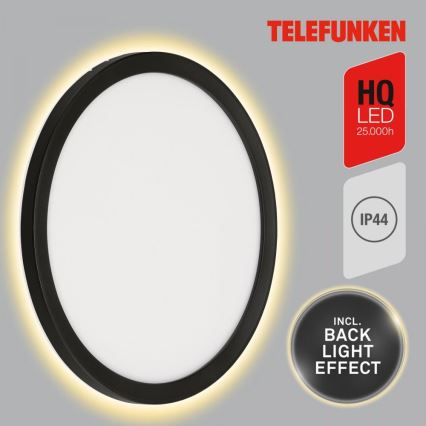 Telefunken 313405TF - LED Applique murale d'extérieur LED/15W/230V IP44 noire