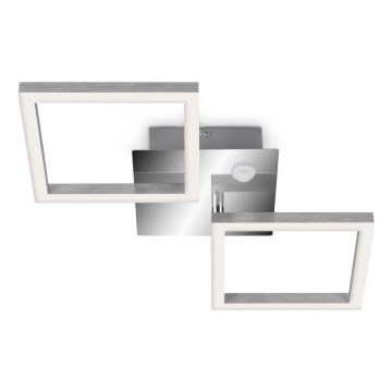 Telefunken 318508TF - Plafonnier avec détecteur FRAME LED/12W/230V 3000K chrome mat
