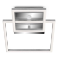 Telefunken 318608TF - Plafonnier avec détecteur FRAME LED/17W/230V 3000K chrome mat