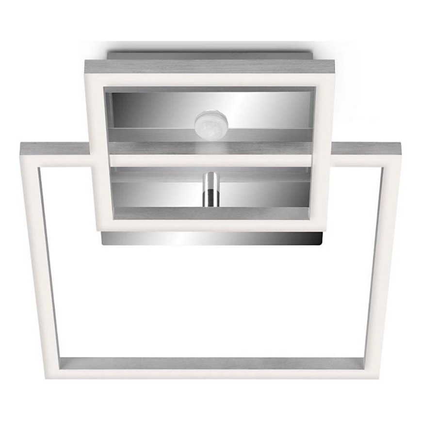 Telefunken 318608TF - Plafonnier avec détecteur FRAME LED/17W/230V 3000K chrome mat