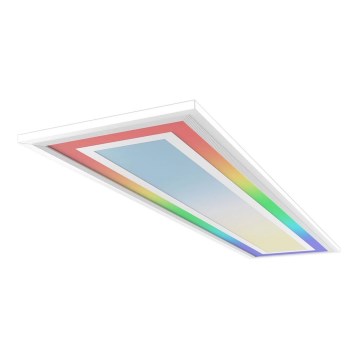 Telefunken 318906TF - Plafonnier LED RGBW dimmable LED/24W/230V 3000-6500K 25x100 cm + télécommande