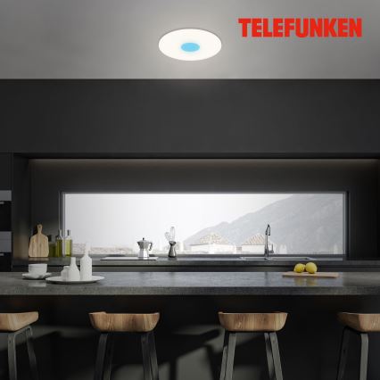 Telefunken 319306TF - LED RGBW Luminaire à intensité variable LED/22W/230V 2700-6500K + télécommande