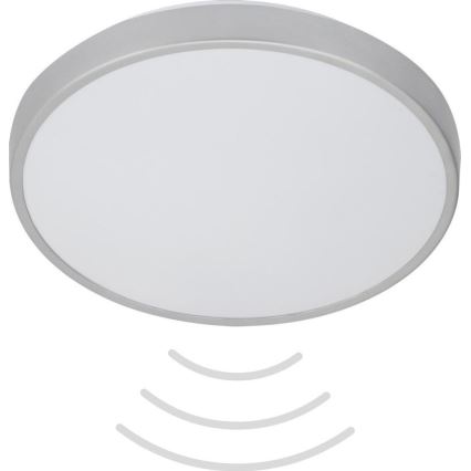 Telefunken 601604TF - Plafonnier salle de bain avec détecteur LED/12W/230V IP44 d. 29 cm