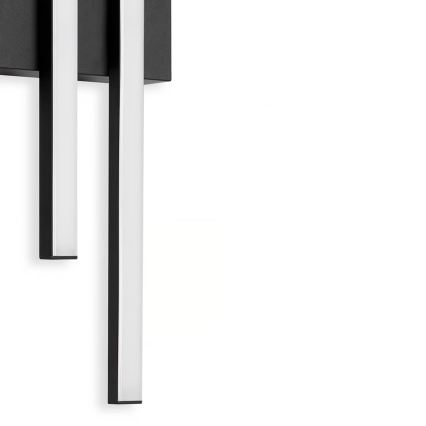 Telefunken - Applique murale d'extérieur LED 2xLED/4W/230V IP44 noire