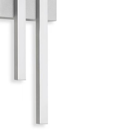 Telefunken - Applique murale extérieure LED 2xLED/4W/230V IP44 argentée