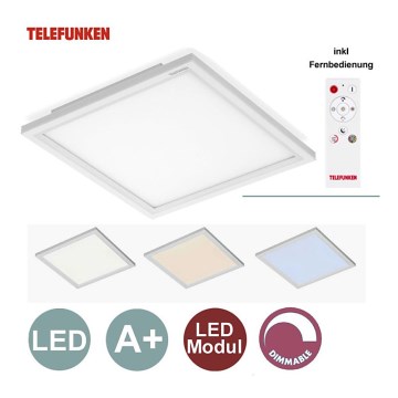 Telefunken - Panneau LED à intensité variable 1xLED/18W/230V + télécommande