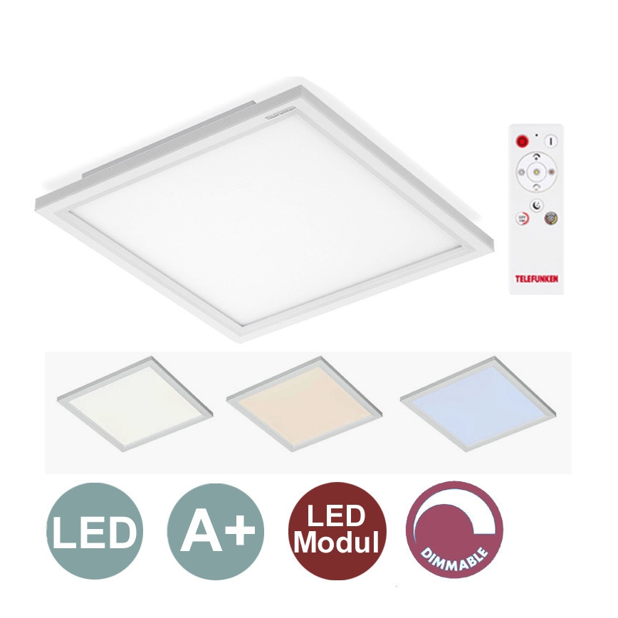 300806TF - Panneau LED dimmable 1xLED/18W/230V + télécommande