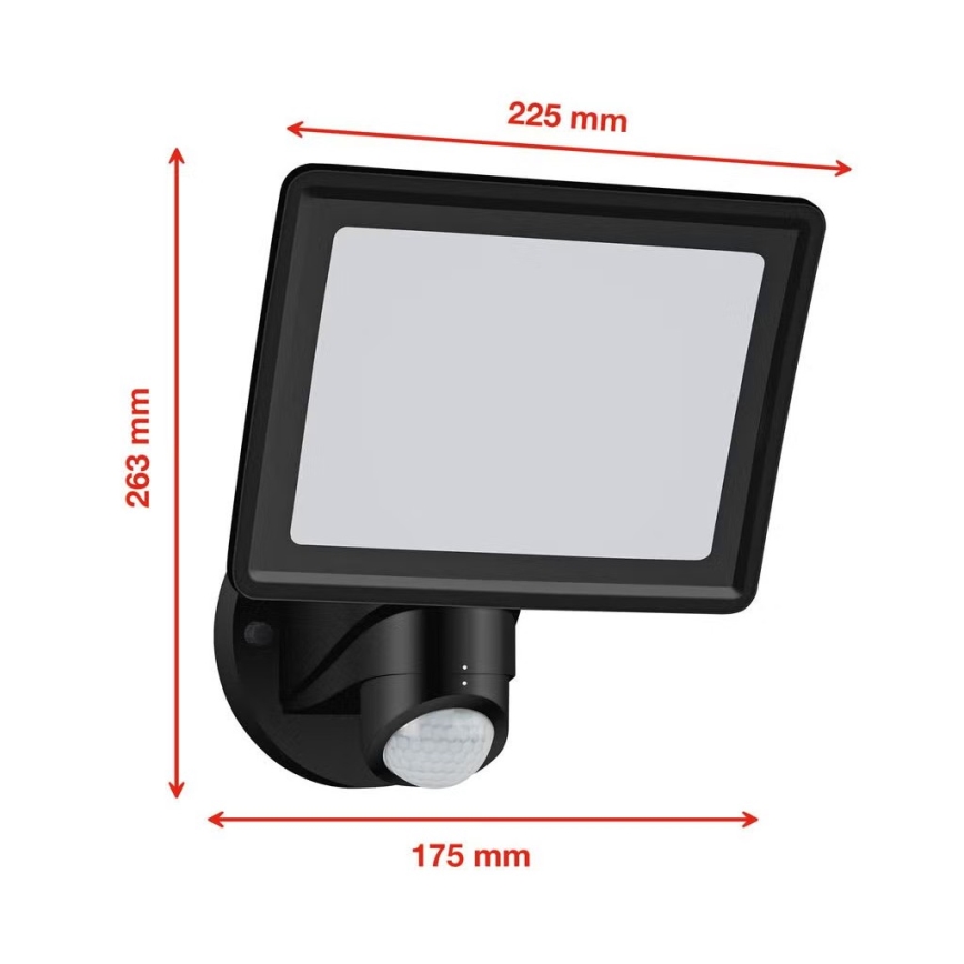 Telefunken - Projecteur LED avec détecteur/20W/230V