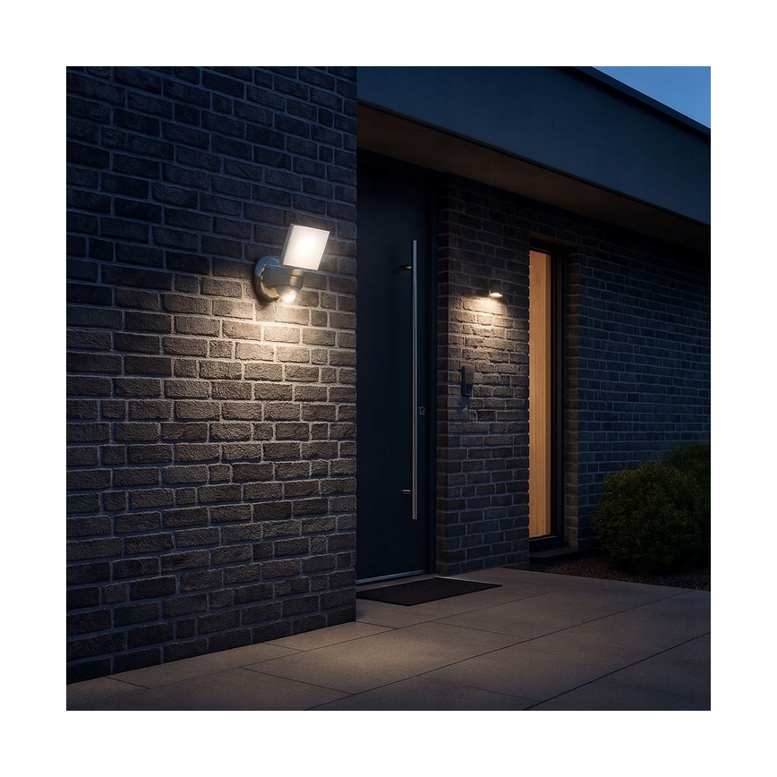 Telefunken - Projecteur LED avec détecteur LED/16W/230V