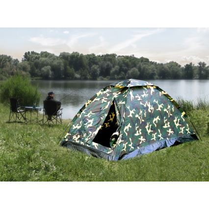 Tente pour 2 personnes PU 2000 mm camouflage