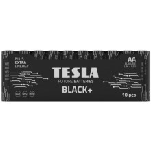 Tesla Batteries - 10 pce Pile alcaline AA BLACK+ 1,5V