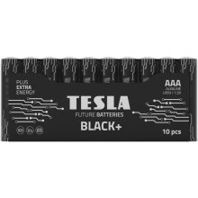 Tesla Batteries - 10 pce Pile alcaline AAA BLACK+ 1,5V