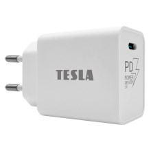 TESLA Electronics - Adaptateur de chargeur rapide Power Delivery 20 W blanc