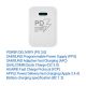 TESLA Electronics - Adaptateur de chargeur rapide Power Delivery 20 W blanc
