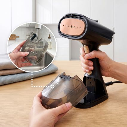 TESLA Electronics AeroGrip - Défroisseur vapeur 2 en 1 1400W/230V