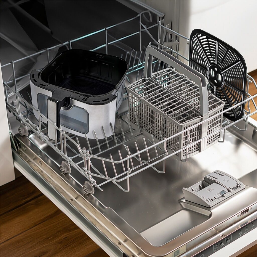 TESLA Electronics AirCook - Friteuse à air chaude multifonction intelligente numérique 9 l 1700W/230V Wi-Fi