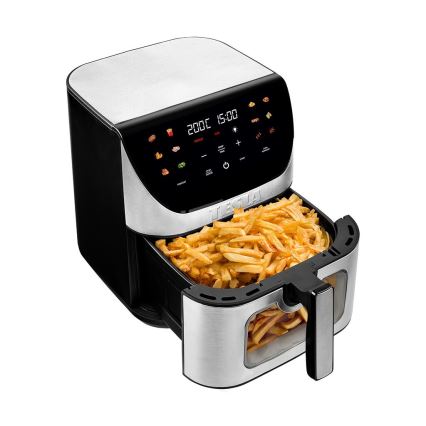 TESLA Electronics AirCook - Friteuse à air chaude multifonction intelligente numérique 9 l 1700W/230V Wi-Fi
