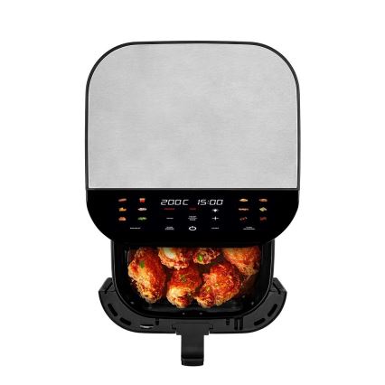 TESLA Electronics AirCook - Friteuse à air chaude multifonction intelligente numérique 9 l 1700W/230V Wi-Fi