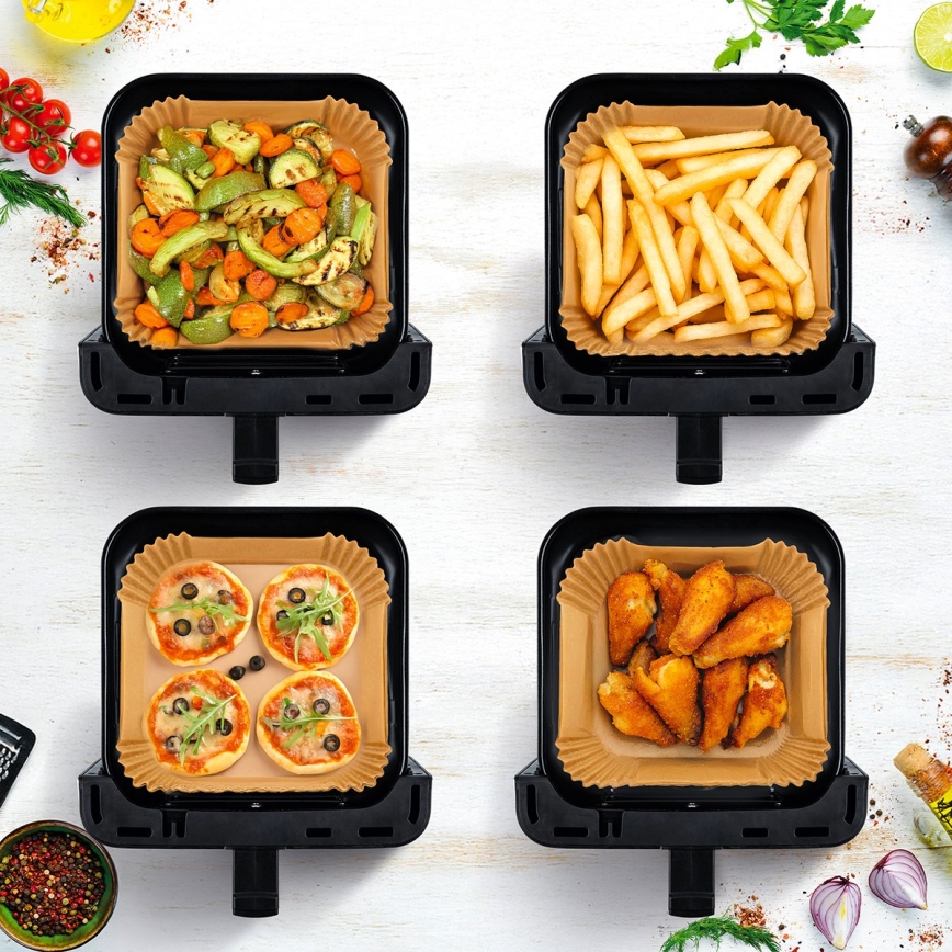 TESLA Electronics AirCook - Friteuse à air chaud 6,5 l 2100W/230V chrome mat/noir