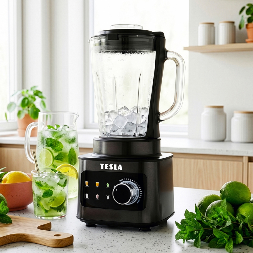 TESLA Electronics CrunchX - Blender de table 1500W/230V noir