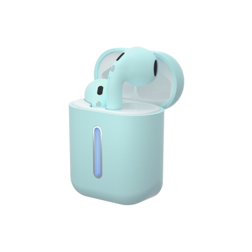 TESLA Electronics - Ecouteurs sans fil 300 mAh + 2x 25 mAh IPX4 turquoise