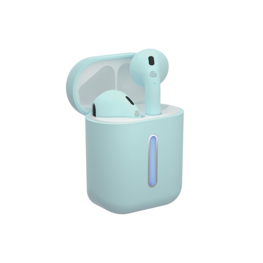 TESLA Electronics - Ecouteurs sans fil 300 mAh + 2x 25 mAh IPX4 turquoise