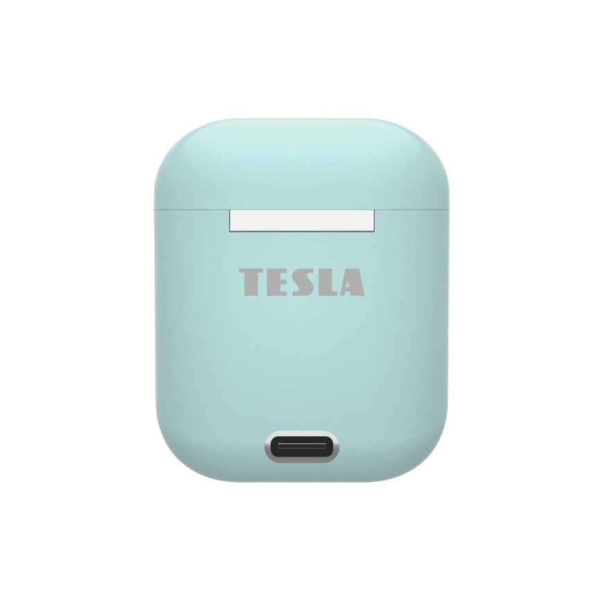 TESLA Electronics - Ecouteurs sans fil 300 mAh + 2x 25 mAh IPX4 turquoise