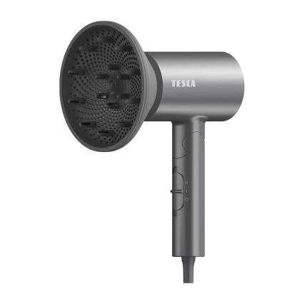 TESLA Electronics MyCare - Sèche-cheveux pliable 1800 W/230 V gris
