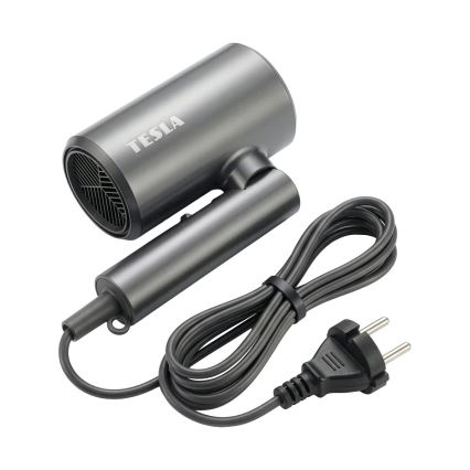 TESLA Electronics MyCare - Sèche-cheveux pliable 1800 W/230 V gris