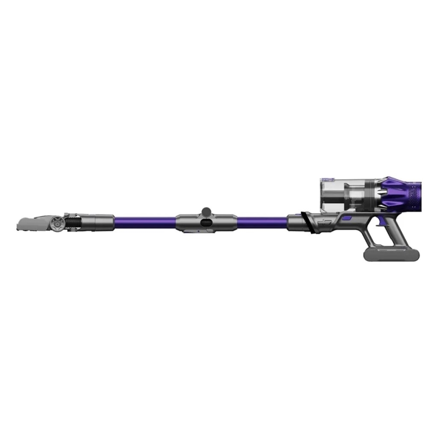 TESLA Electronics PureStar - Aspirateur balai sans fil flexible 2 en 1 250W/2200 mAh gris/violet