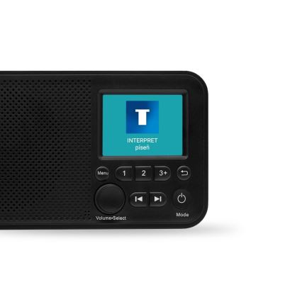 TESLA Electronics - Radio DAB + FM 5W/1800 mAh noir