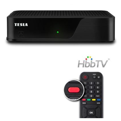 TESLA Electronics - Récepteur DVB-T2 H.265 (HEVC) 12V + télécommande