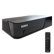 TESLA Electronics - Récepteur DVB-T2 H.265 (HEVC) avec HbbTV 12V + télécommande