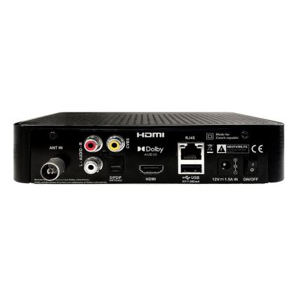 TESLA Electronics - récepteur DVB-T2 H.265 (HEVC) avec HbbTV 12V + télécommande