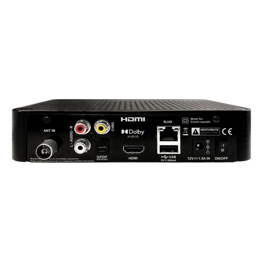 TESLA Electronics - récepteur DVB-T2 H.265 (HEVC) avec HbbTV 12V + télécommande