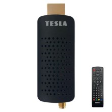 TESLA Electronics - Récepteur DVB-T2 H.265 (HEVC), HDMI-CEC 2xAAA + Télécommande
