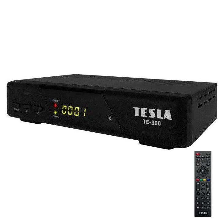 TESLA Electronics - Récepteur DVB-T2 H.265 (HEVC), HDMI-CEC + télécommande