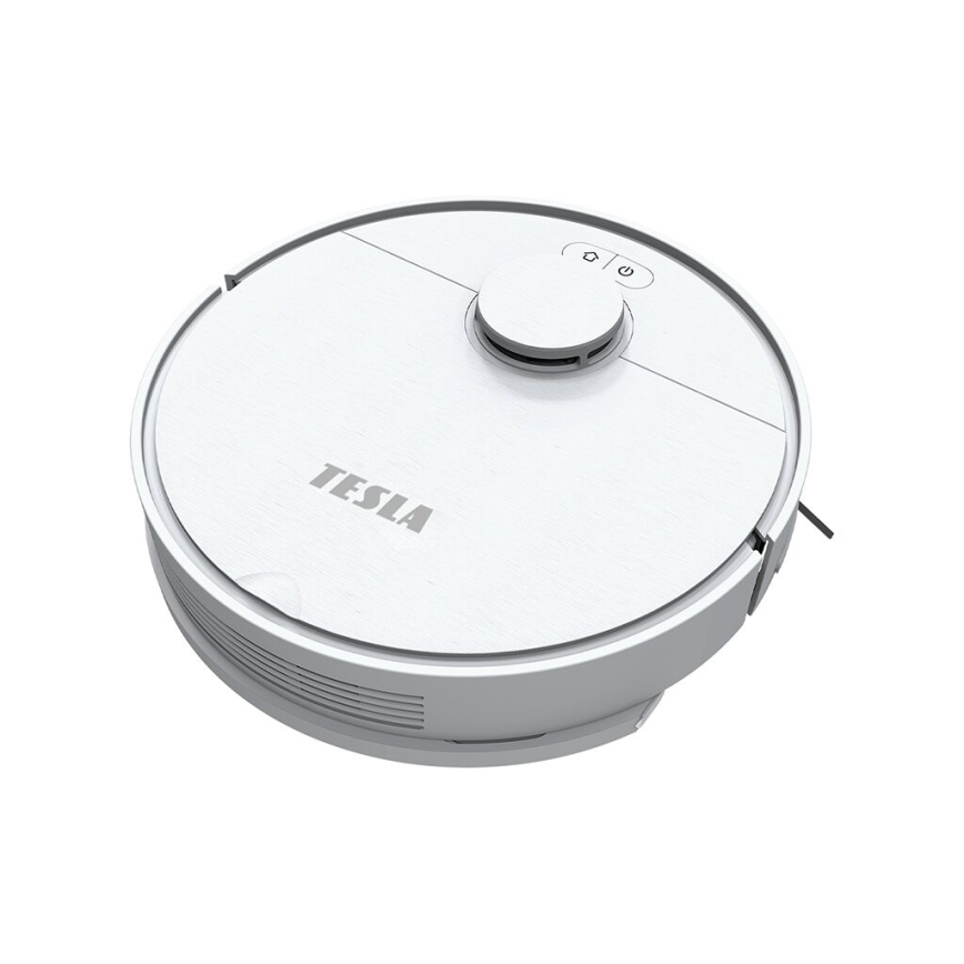 TESLA Electronics RoboStar - Aspirateur robot connecté 2en1 2550 mAh Wi-Fi blanc