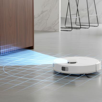 TESLA Electronics RoboStar - Aspirateur robot intelligent 2 en 1, 3200 mAh, Wi-Fi, blanc