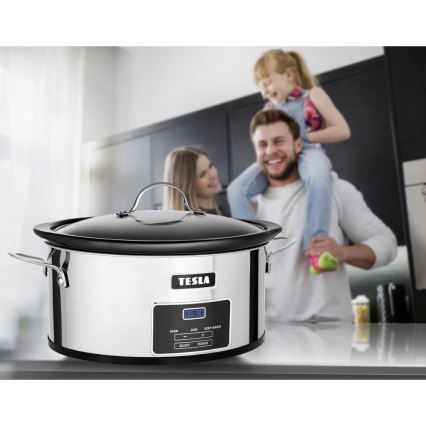 TESLA Electronics SlowCook - Fait-tout 5,6 l 250W/230V