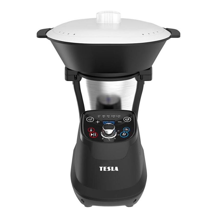 TESLA Electronics ThermoCook - Robot de cuisine multifonctions 1200W/230V acier inoxydable