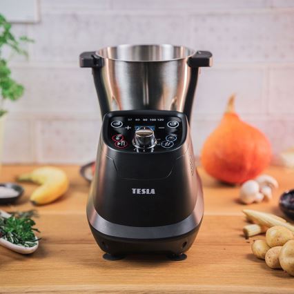 TESLA Electronics ThermoCook - Robot de cuisine multifonctions 1200W/230V acier inoxydable