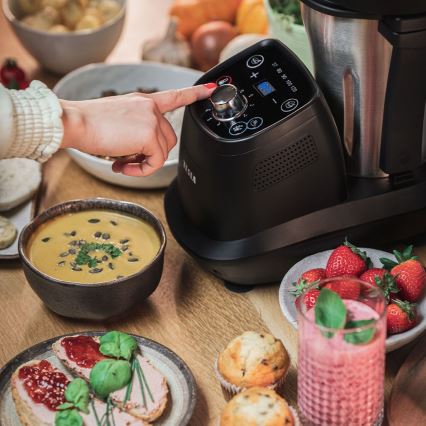 TESLA Electronics ThermoCook - Robot de cuisine multifonctions 1200W/230V acier inoxydable
