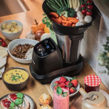 TESLA Electronics ThermoCook - Robot de cuisine multifonctions 1200W/230V acier inoxydable