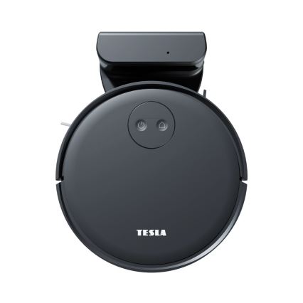 TESLA Smart - Aspirateur robot intelligent 2 en 1 2000 mAh Wi-Fi noir + télécommande