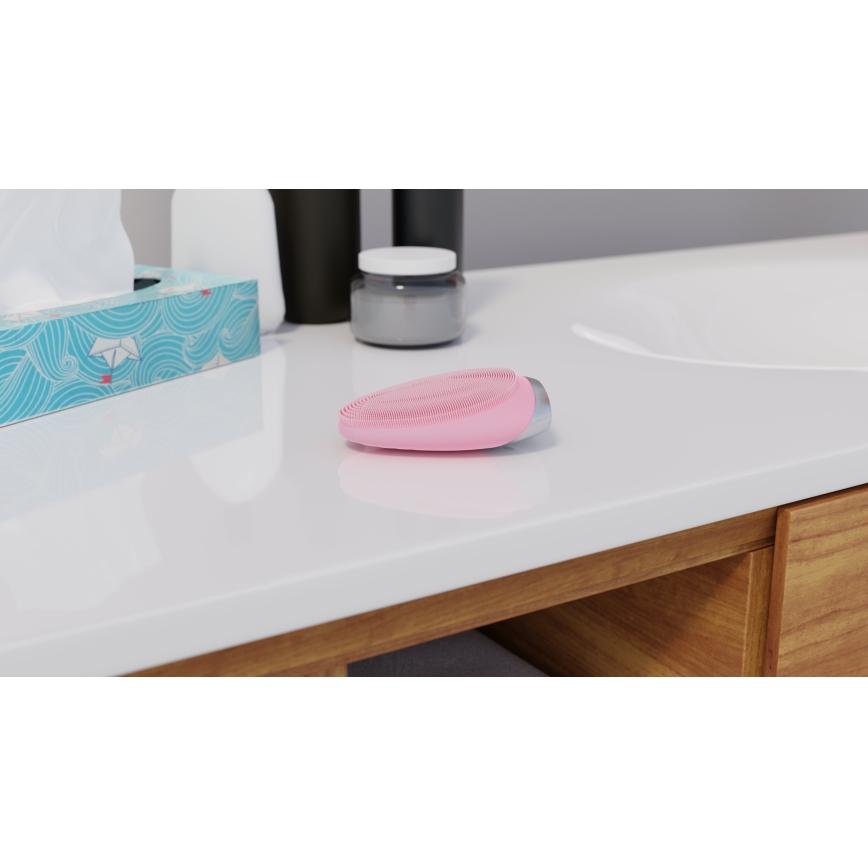 TESLA Smart - Brosse nettoyante vibrante rechargeable pour le visage 450 mAh IPX7