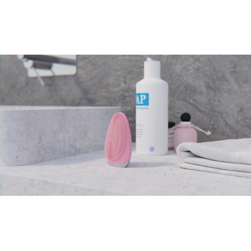 TESLA Smart - Brosse nettoyante vibrante rechargeable pour le visage 450 mAh IPX7