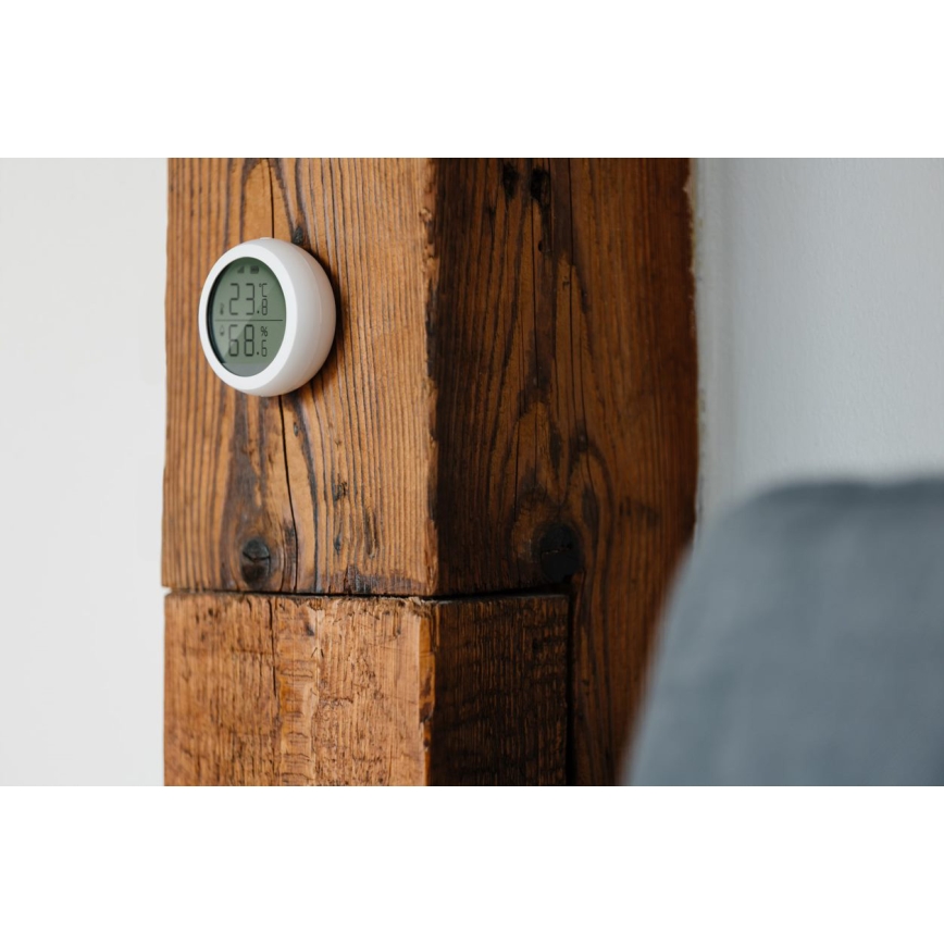 TESLA Smart - Détecteur connecté de température et d'humidité 2xAAA Zigbee