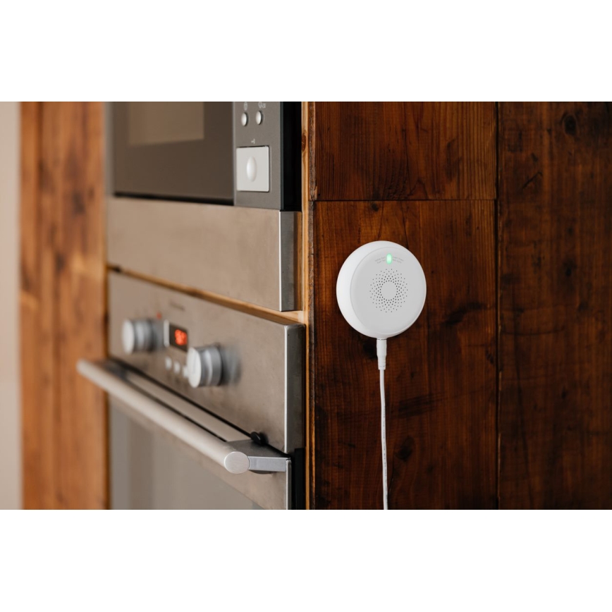 TESLA Smart - Détecteur de fuite de gaz connecté 230V Zigbee