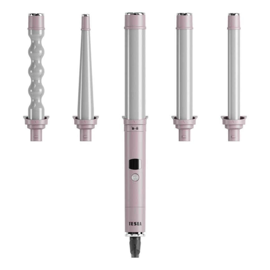 TESLA Smart - Fer à boucler avec écran LED 55W/230V